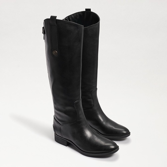 Sam Edelman Penny Riding Boot Black Size 8 - Picture 1 of 10